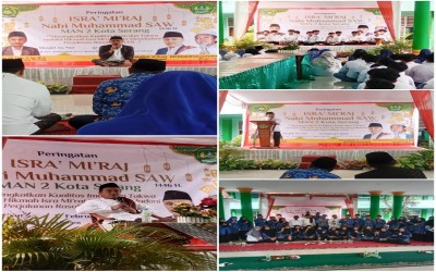 Suasana Khidmat dalam Peringatan Isra Mi'raj di MAN 2 Kota Serang
